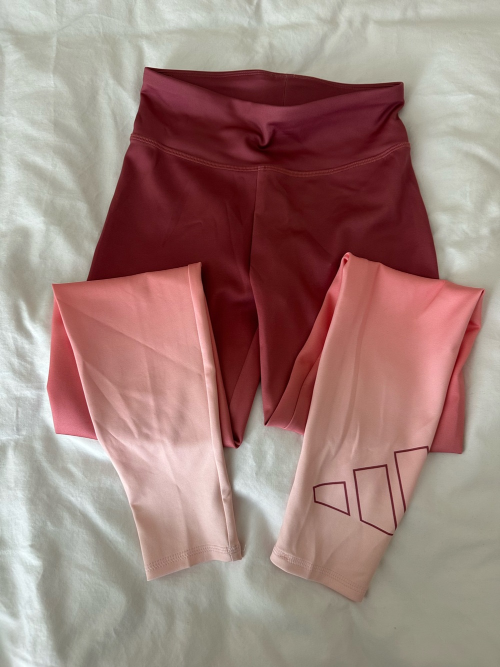 adidas Dusty Rose High-Waist girls Leggings - Picture 2 of 7